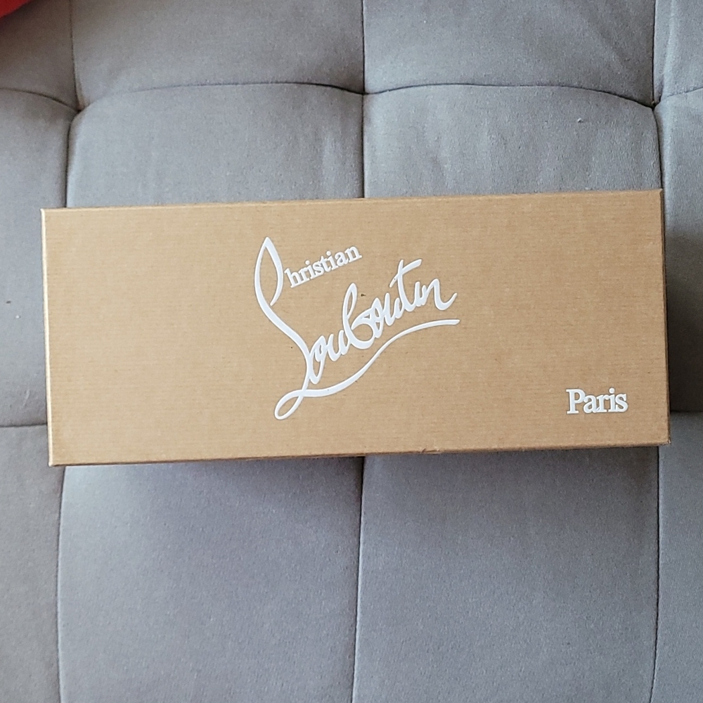 Christian Louboutin Tan Shoe Box